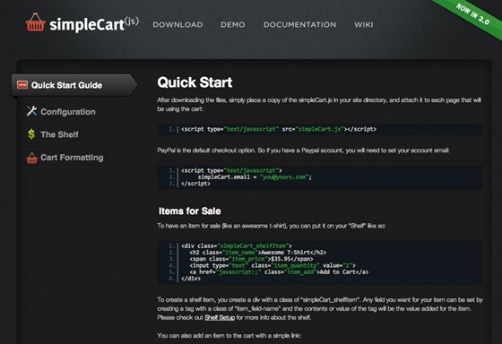 Internal Projects: SimpleCart